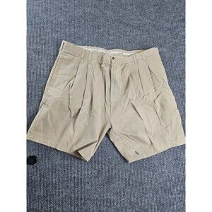 Authentic Stanley Blacker Pleated Khaki  Shorts Size 44